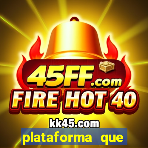 plataforma que deposita 5 reais